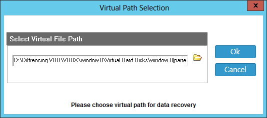 Steps for vhdx recovery